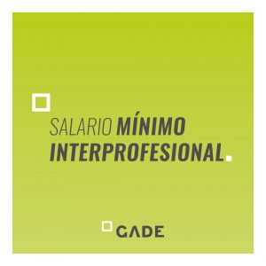 Salario mínimo interprofesional 2020