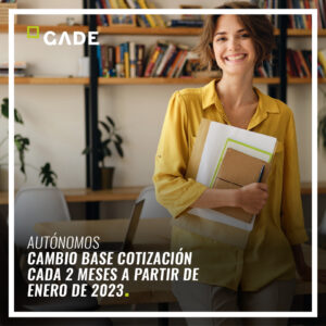 Autónomos Cambio base cotización