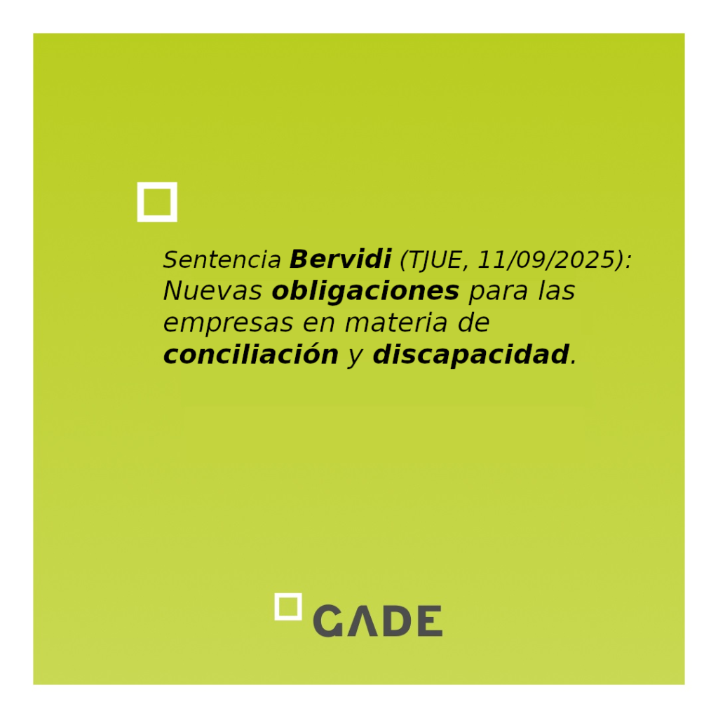 Sentencia Bervidi conciliación discapacidad